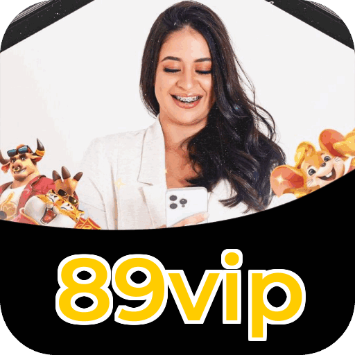 Interface do aplicativo 89vip mostrando jogos disponíveis no iOS e Android